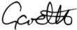 Gareth's signature